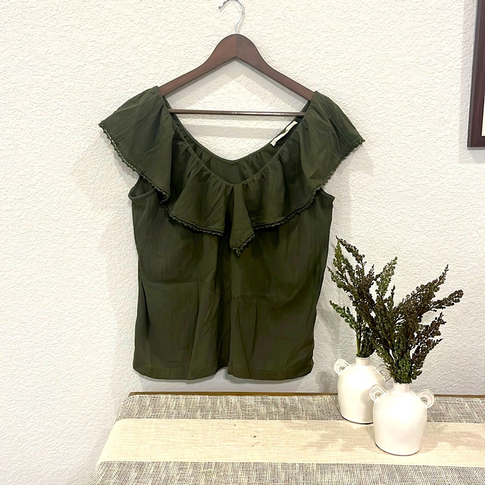 Green LOFT shirt